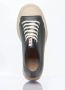 Marni Zwarte Leren Sneakers met Contrasterende Details Black Dames - Thumbnail 3