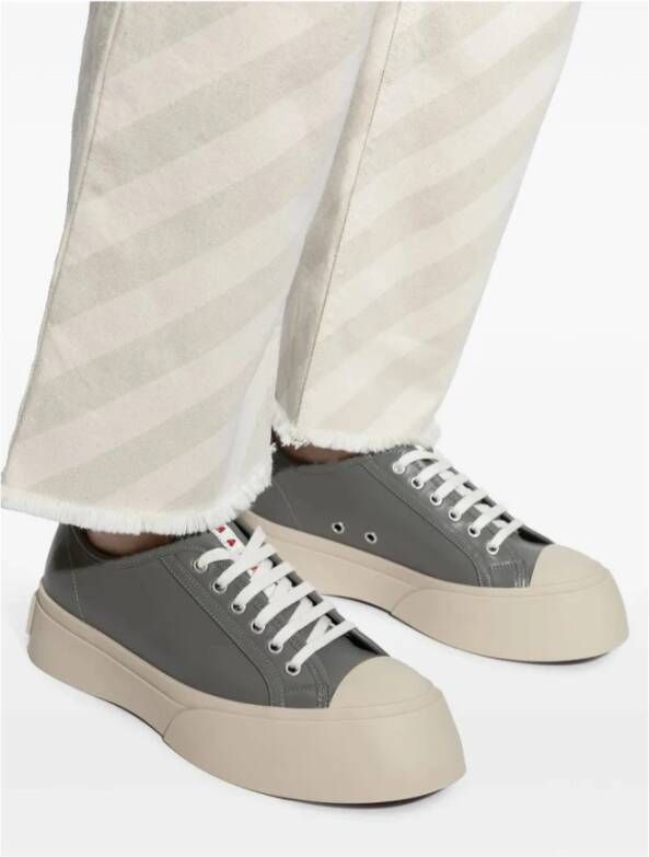 Marni Grijze Platform Sneakers Gemaakt in Italië