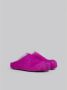 Marni Fussbett sabot van langharig kalfsleer Pink Dames - Thumbnail 6