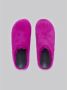 Marni Fussbett sabot van langharig kalfsleer Pink Dames - Thumbnail 7