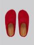 Marni Fussbett sabot van langharig kalfsleer Red Heren - Thumbnail 4