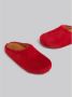 Marni Fussbett Sabot slippers met kalfshaar Rood - Thumbnail 6