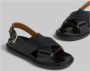 Marni Sandalen Ivory Smooth Leather Sandals With Rear Belt in beige - Thumbnail 6