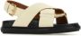 Marni Ivoor Leren Fussbett Sandalen - Thumbnail 2