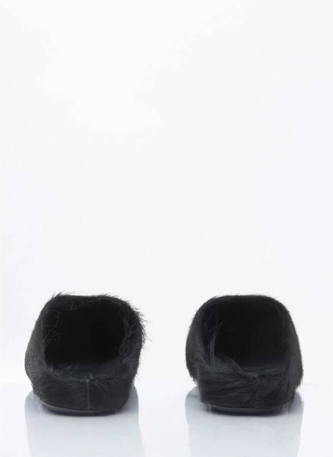 Marni Kalfshaar Fussbett Sabot Mules Black Dames
