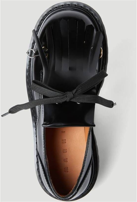 Marni Laced Shoes Black Dames