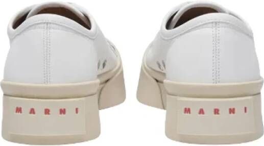 Marni Leather sneakers White Dames