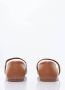 Marni Leren Ballerina Flats met Ingedrukte Strik Brown Dames - Thumbnail 10