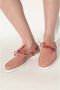 Marni Low-Top Sneakers Bootsschuhe aus Nubukleder in poeder roze - Thumbnail 2