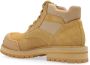 Marni Leren enkellaarzen Beige Heren - Thumbnail 5