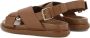 Marni Bruine platte sandalen voor vrouwen Bruin Dames - Thumbnail 12