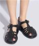 Marni Sandalen Black Leather Gladiator Sandals in zwart - Thumbnail 10
