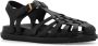Marni Sandalen Black Leather Gladiator Sandals in zwart - Thumbnail 12