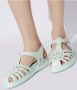 Marni Lichtblauwe leren gladiator sandalen Blue Dames - Thumbnail 2