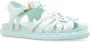 Marni Sandalen Light Blue Leather Gladiator Sandals in blauw - Thumbnail 5