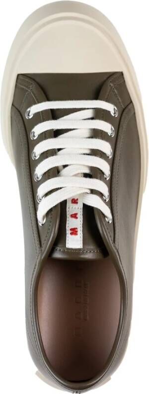 Marni Leren Sneakers Regular Fit