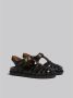 Marni Sandalen Black Leather Gladiator Sandals in zwart - Thumbnail 7