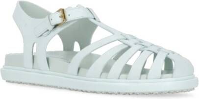 Marni Lichtblauwe leren gladiator sandalen Blue Dames