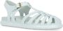 Marni Sandalen Light Blue Leather Gladiator Sandals in blauw - Thumbnail 9