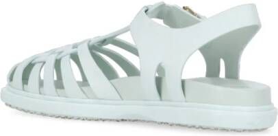 Marni Lichtblauwe leren gladiator sandalen Blue Dames