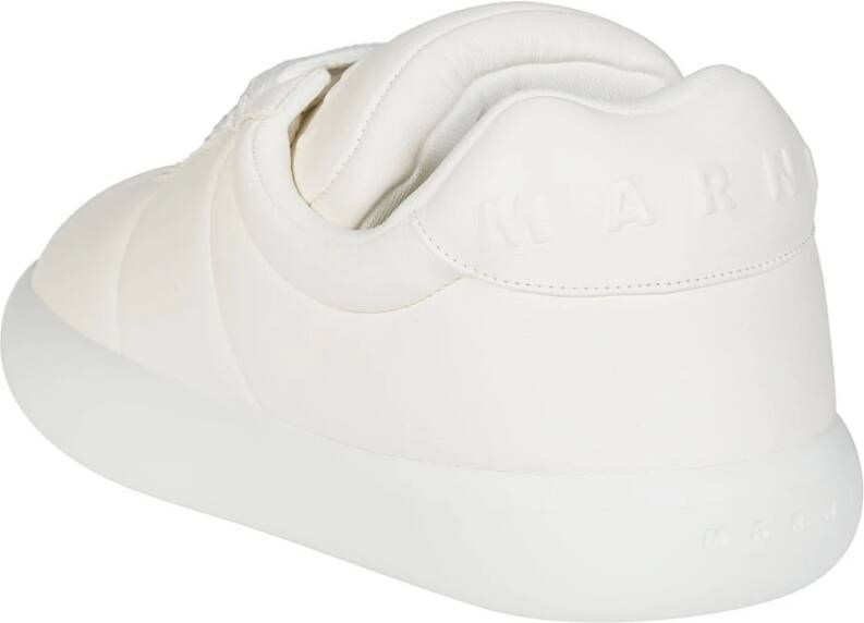 Marni Logo Sneakers Hiel White Heren