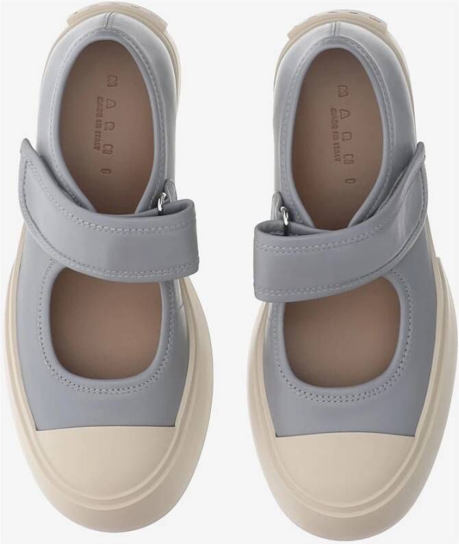 Marni Grijze Mary Jane Sneakers Gray Dames