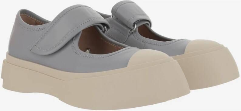 Marni Grijze Mary Jane Sneakers Gray Dames