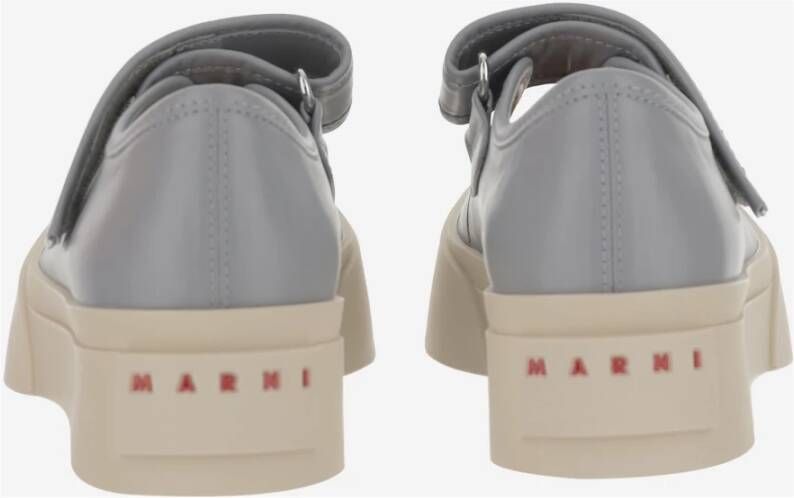 Marni Grijze Mary Jane Sneakers Gray Dames
