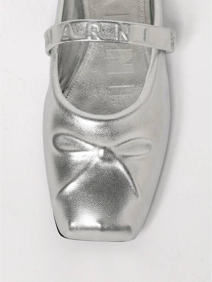 Marni Metallic Leren Ballerina`s
