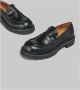 Marni Leren chunky loafer met piercings Black Heren - Thumbnail 11