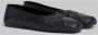 Marni Nappa lederen naadloze kleine strik ballet plat Black Dames - Thumbnail 3