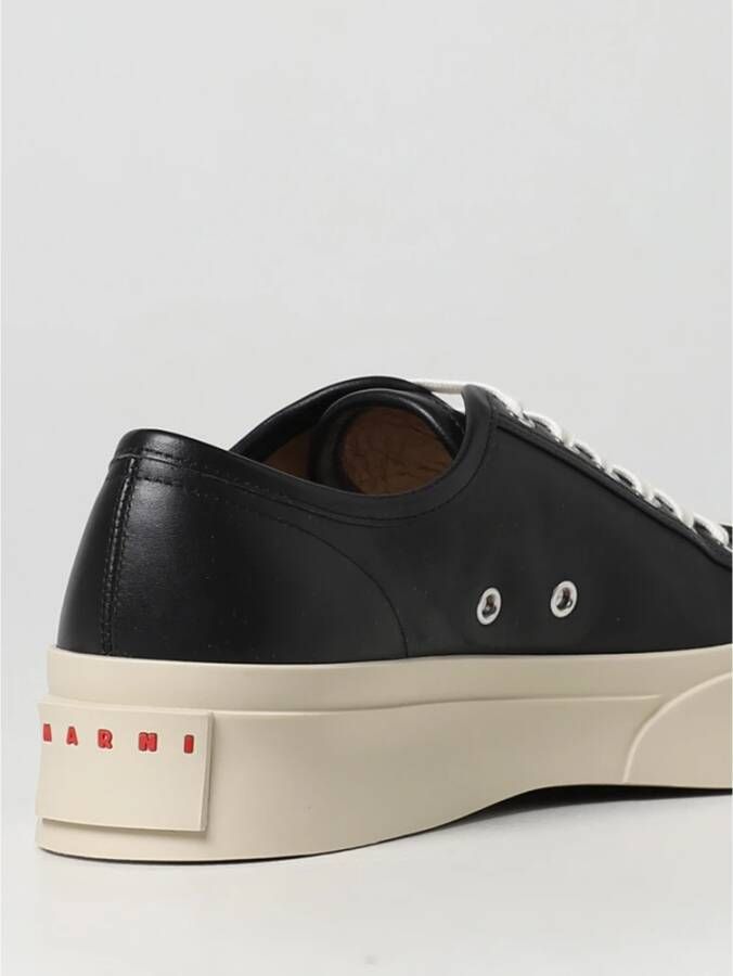 Marni 302 leren sneakers met plateauzool Zwart - Foto 9