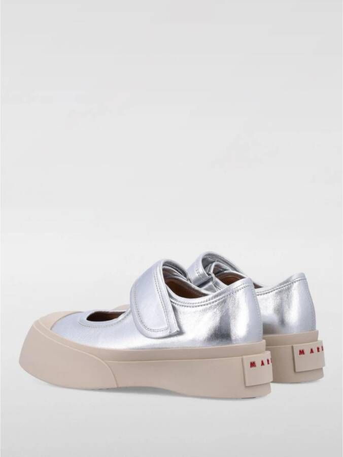 Marni Platform Sneaker Metallic Leather