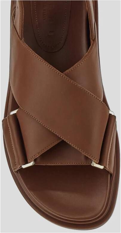 Marni Platte Damesschoenen Brown Dames
