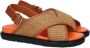 Marni Fussbett raffia sandalen Beige - Thumbnail 10