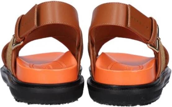 Marni Fussbett raffia sandalen Beige - Foto 11
