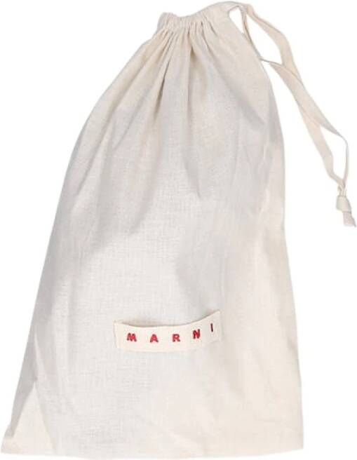Marni Fussbett raffia sandalen Beige - Foto 13