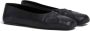 Marni Nappa lederen naadloze kleine strik ballet plat Black Dames - Thumbnail 10