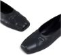 Marni Nappa lederen naadloze kleine strik ballet plat Black Dames - Thumbnail 11