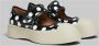 Marni Zwarte Witte Leren Sneakers Mary Jane Stijl Black Dames - Thumbnail 2