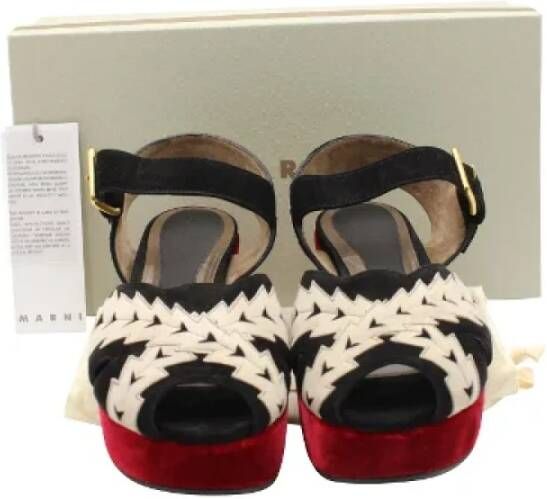 Marni Pre-owned Cotton sandals Multicolor Dames