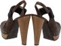 Marni Pre-owned Fabric heels Brown Dames - Thumbnail 4
