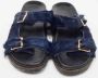 Marni Pre-owned Fabric sandals Blue Dames - Thumbnail 3