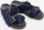 Marni Pre-owned Fabric sandals Blue Dames - Thumbnail 4