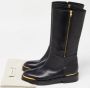 Marni Pre-owned Leather boots Black Dames - Thumbnail 9