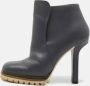 Marni Pre-owned Leather boots Gray Dames - Thumbnail 2