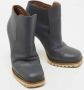 Marni Pre-owned Leather boots Gray Dames - Thumbnail 4