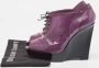 Marni Pre-owned Leather boots Purple Dames - Thumbnail 9