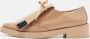 Marni Pre-owned Leather flats Beige Dames - Thumbnail 2