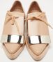 Marni Pre-owned Leather flats Beige Dames - Thumbnail 3